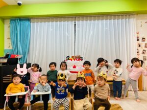 １２月のお誕生日会／福岡市の保育園／企業主導型保育園