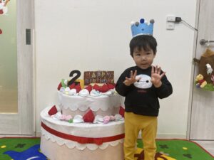 2月お誕生日会／福岡市の保育園／企業主導型保育園